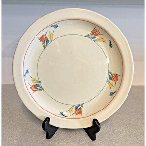 Midwinter Stonehenge Crocus Dinner Plate 10.5" Spring Floral Pattern England VTG